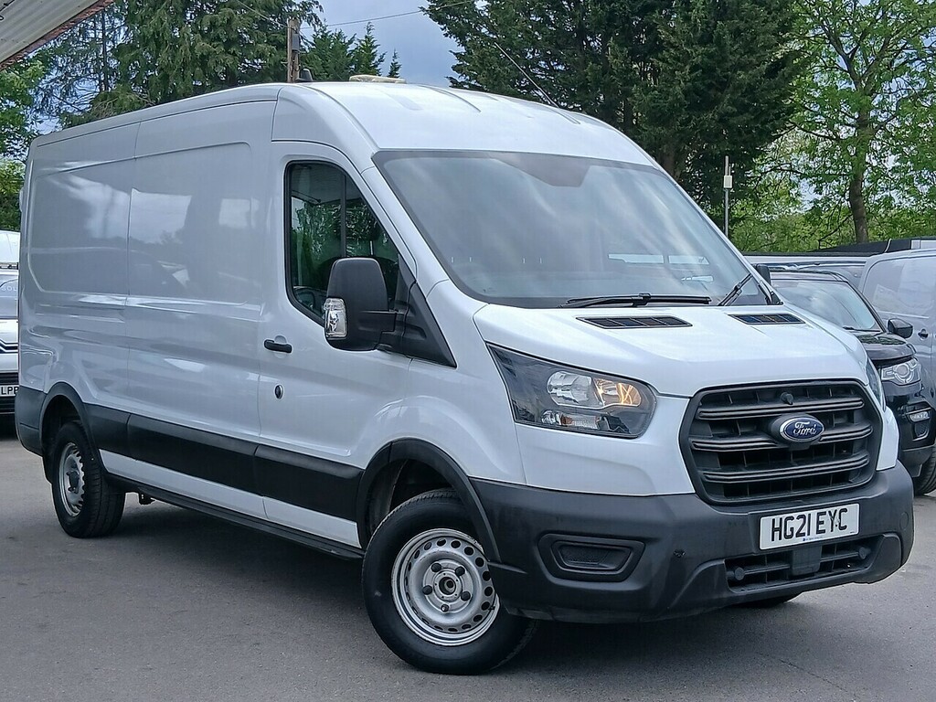 Ford Transit Custom 2.0 350 Ecoblue Leader Panel Van HG21EYC White #4
