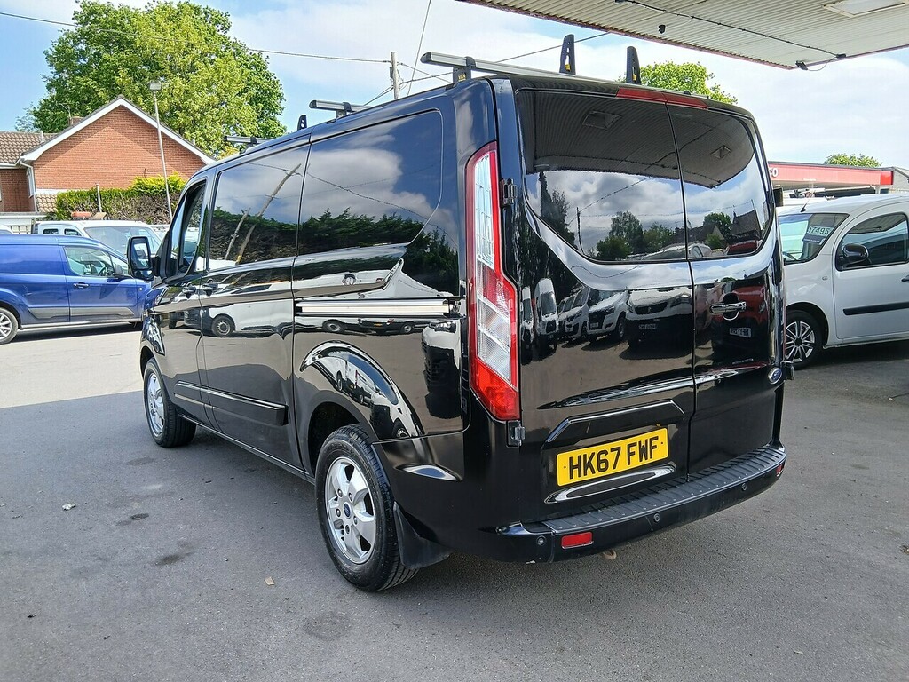 Ford Transit Custom 2.0 Tdci 270 Limited Panel Van L HK67FWF Black #6