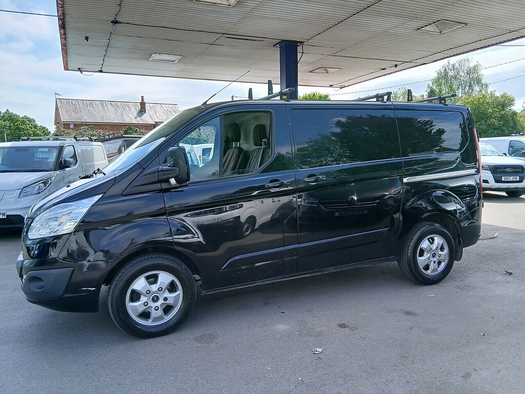 Ford Transit Custom 2.0 Tdci 270 Limited Panel Van L HK67FWF Black #4