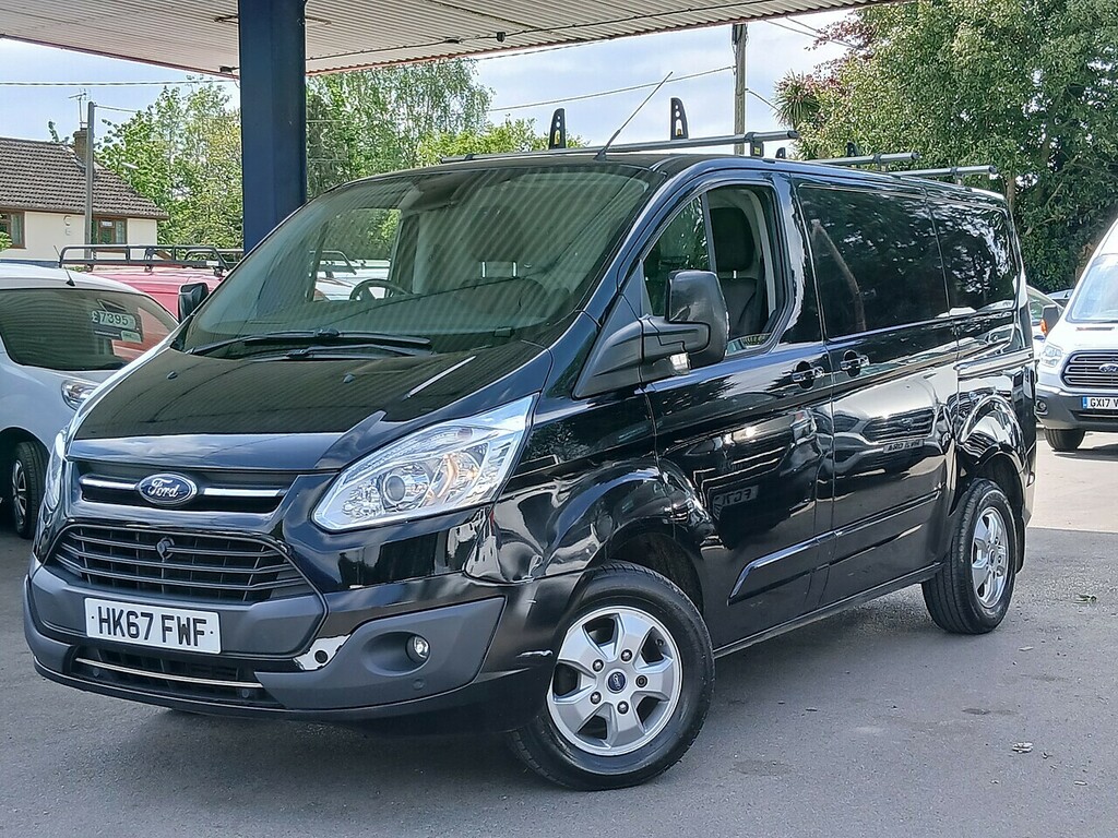 Ford Transit Custom 2.0 Tdci 270 Limited Panel Van L HK67FWF Black #3