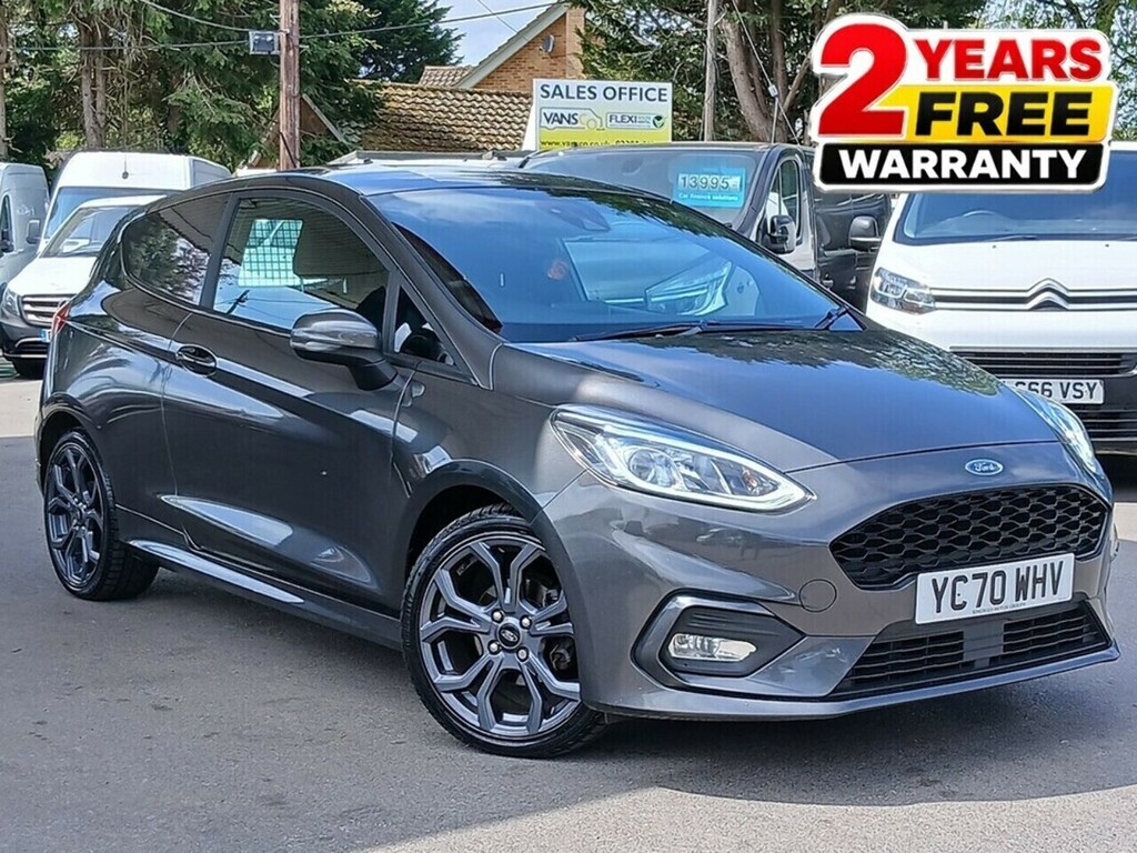 Ford Fiesta 1.0T Ecoboost Sport Car Derived Van Man Grey