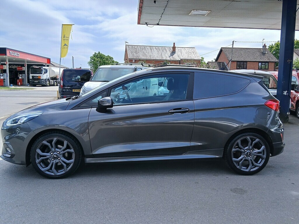 Ford Fiesta 1.0T Ecoboost Sport Car Derived Van Man YC70WHV Grey #5