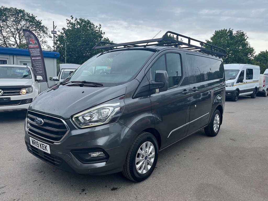 Ford Transit Custom 2.0 300 Ecoblue Limited Panel Van Manua WR19KEK Grey #3