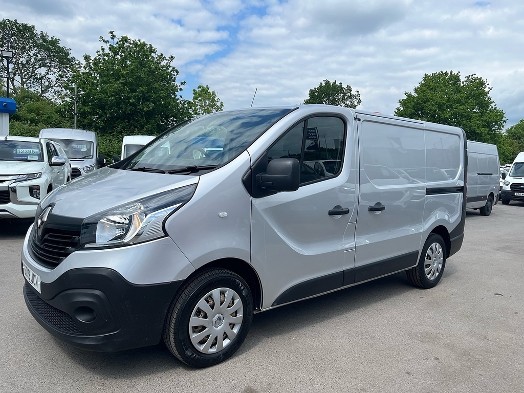 Renault Trafic 1.6 Dci 27 Business Panel Van Sw SC19JCV Silver #3