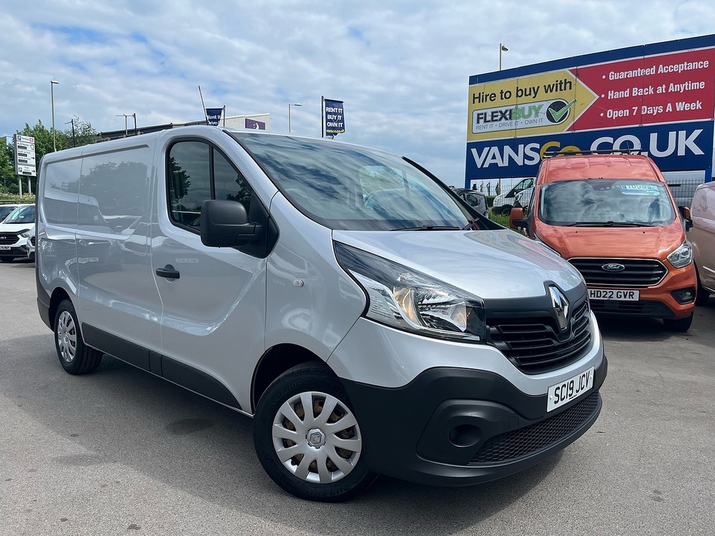 Renault Trafic 1.6 Dci 27 Business Panel Van Sw SC19JCV Silver #4
