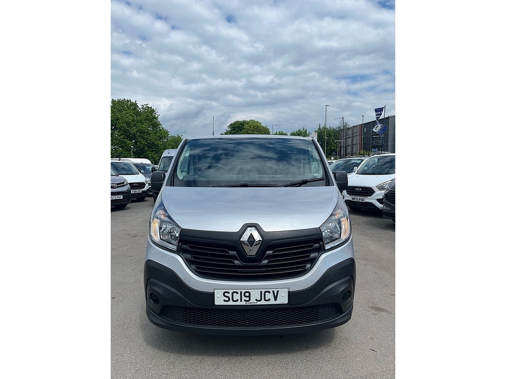 Renault Trafic 1.6 Dci 27 Business Panel Van Sw SC19JCV Silver #2