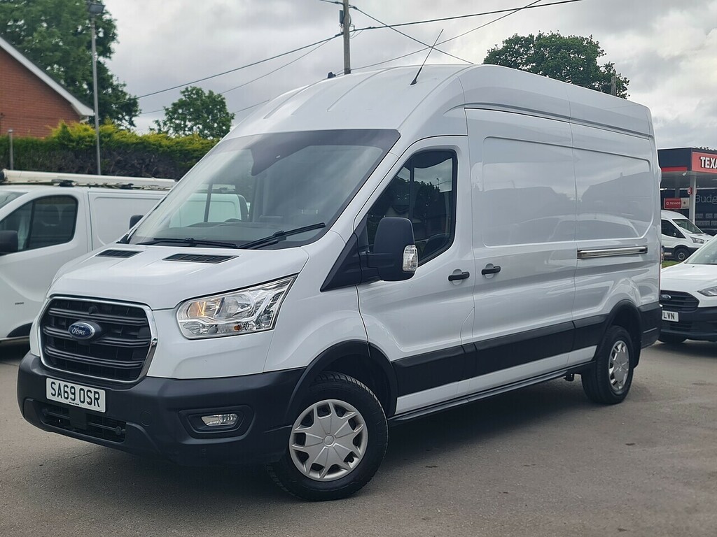 Ford Transit Custom 2.0 350 Ecoblue Trend Panel Van SA69OSR White #3
