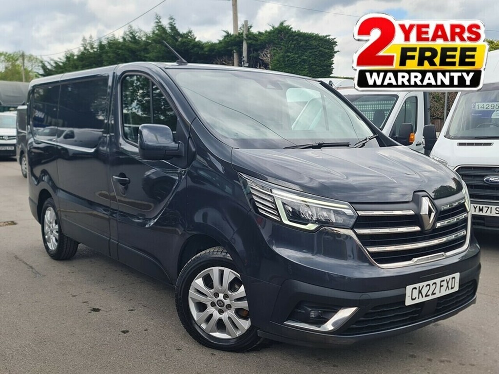 Renault Trafic 2.0 Dci Blue Sl28 Sport Panel Van Manua Grey