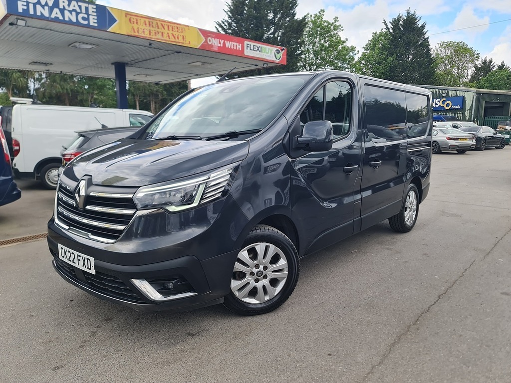 Renault Trafic 2.0 Dci Blue Sl28 Sport Panel Van Manua CK22FXD Grey #3