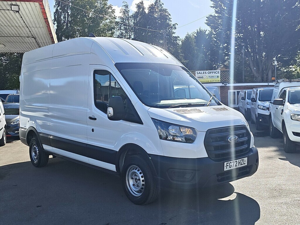Ford Transit Custom 2.0 350 Ecoblue Leader Panel Van FG72HZL White #3