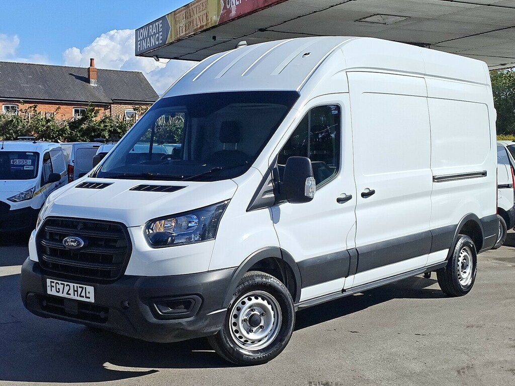Ford Transit Custom 2.0 350 Ecoblue Leader Panel Van FG72HZL White #4