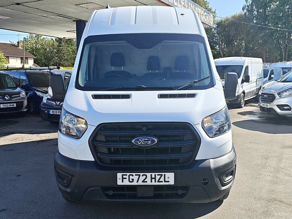Ford Transit Custom 2.0 350 Ecoblue Leader Panel Van FG72HZL White #2