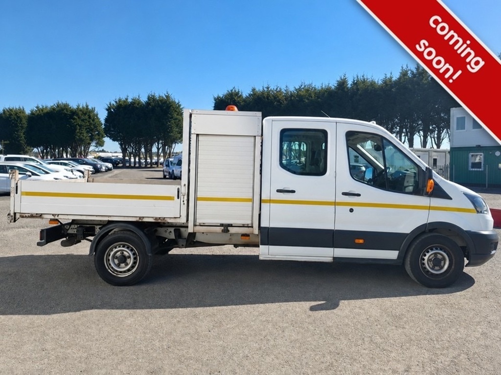 Ford Transit Custom 2.0 350 Ecoblue Chassis Double Cab Manu White