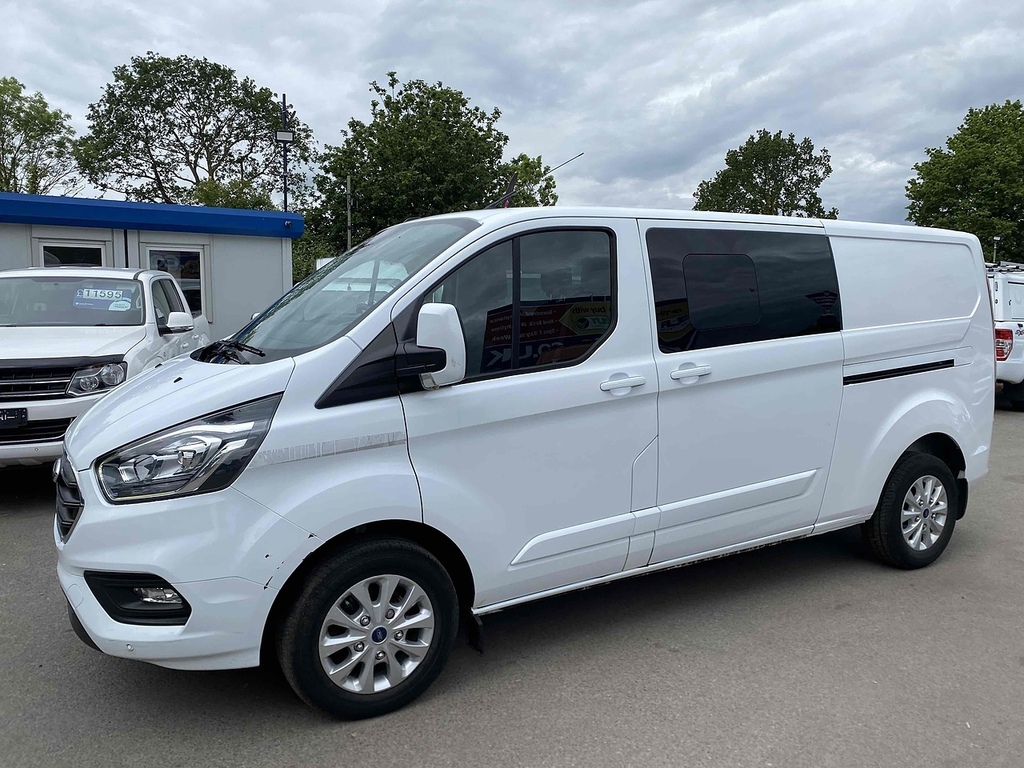 Ford Transit Custom 2.0 320 Ecoblue Limited Crew Van Double Cab Di LC72YEG White #5