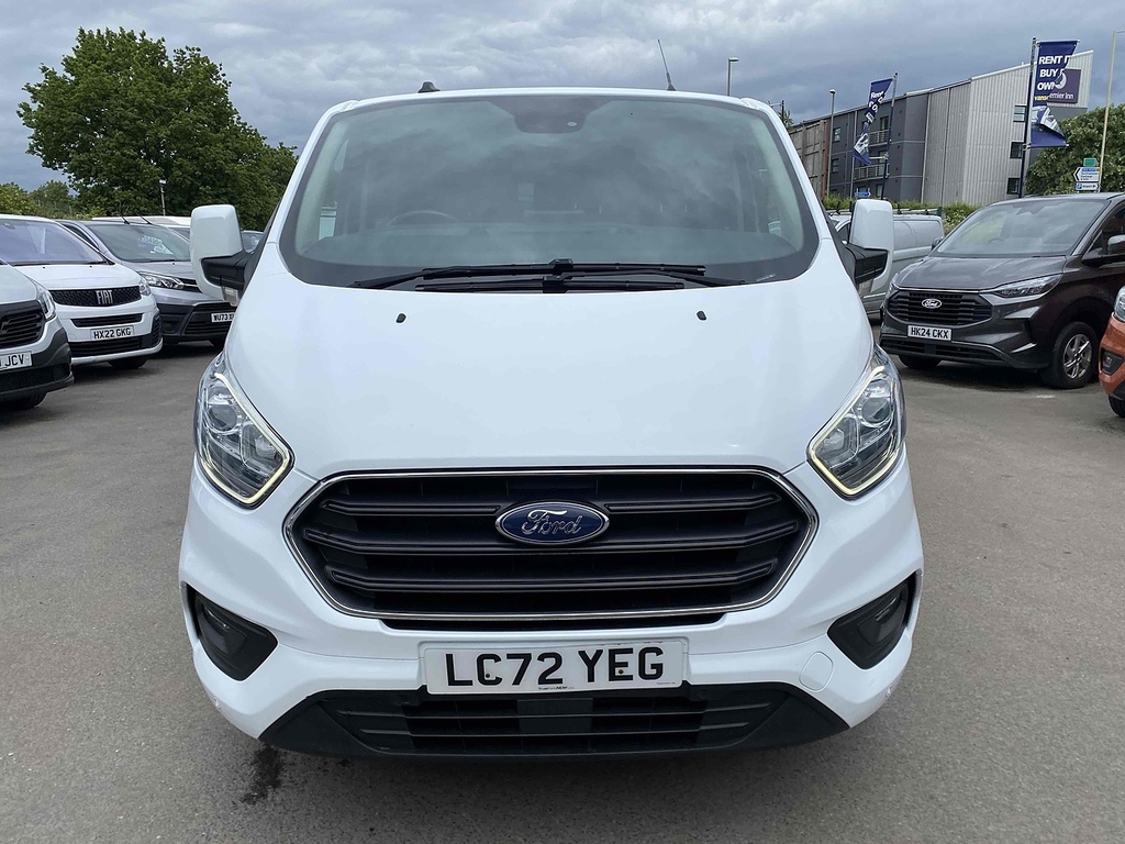 Ford Transit Custom 2.0 320 Ecoblue Limited Crew Van Double Cab Di LC72YEG White #2