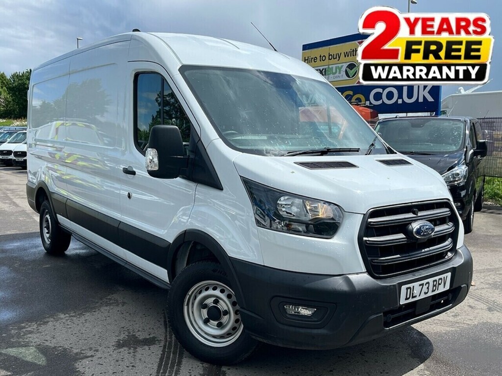 Ford Transit Custom 2.0 350 Ecoblue Leader Panel Van White