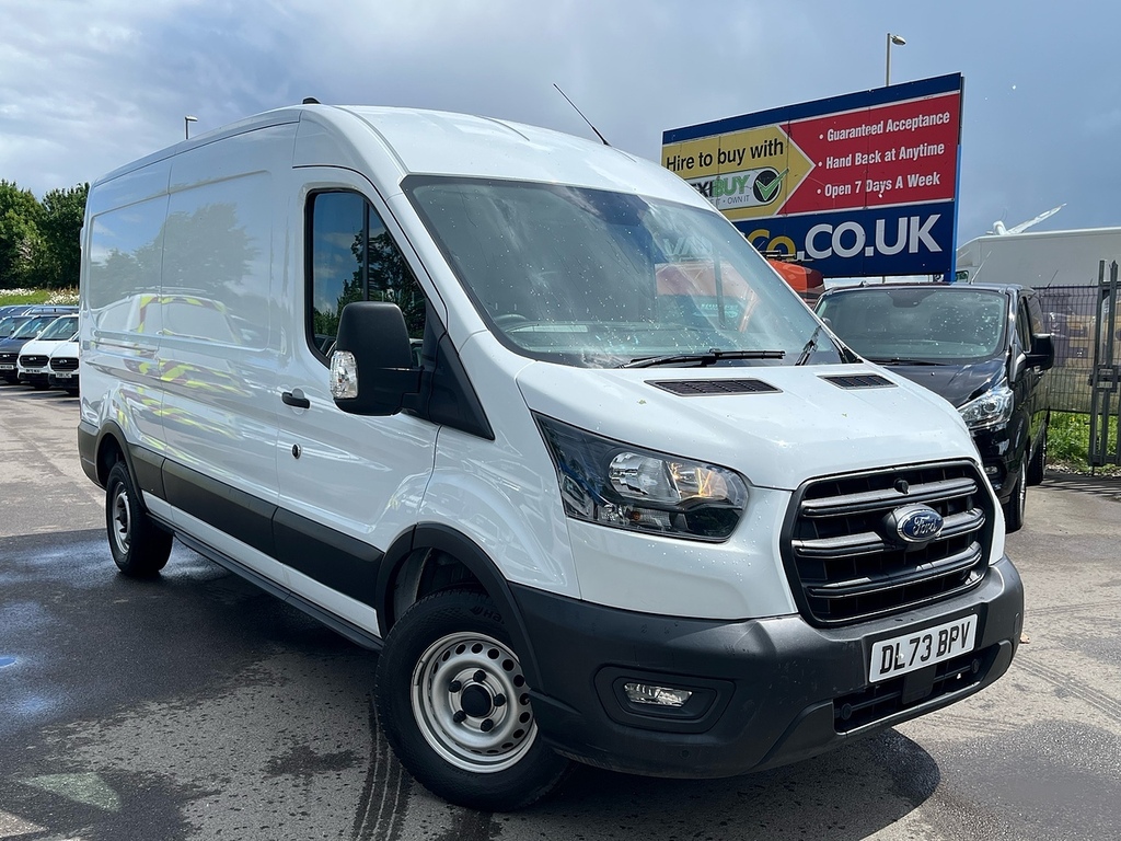 Ford Transit Custom 2.0 350 Ecoblue Leader Panel Van DL73BPV White #4