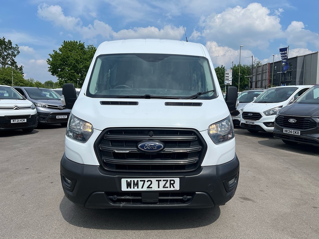 Ford Transit Custom 2.0 350 Ecoblue Leader Crew Van Double Cab 6Dr Die WM72TZR White #2