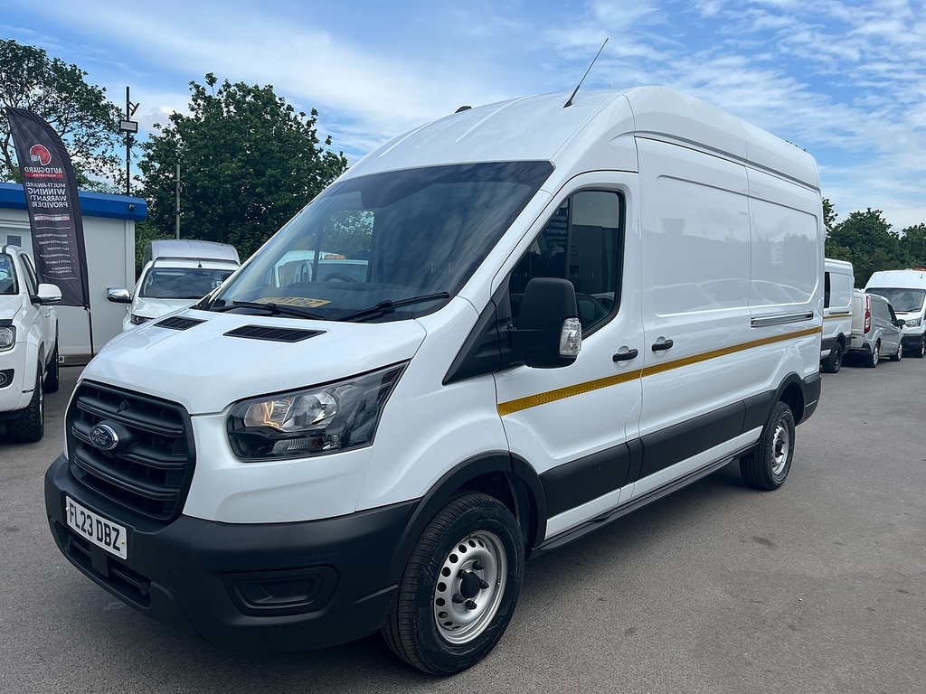 Ford Transit Custom 2.0 350 Ecoblue Leader Panel Van FL23DBZ White #3
