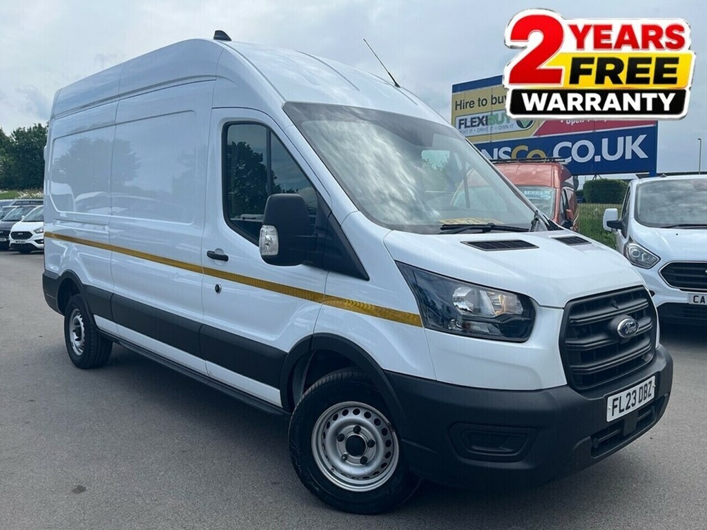Ford Transit Custom 2.0 350 Ecoblue Leader Panel Van White
