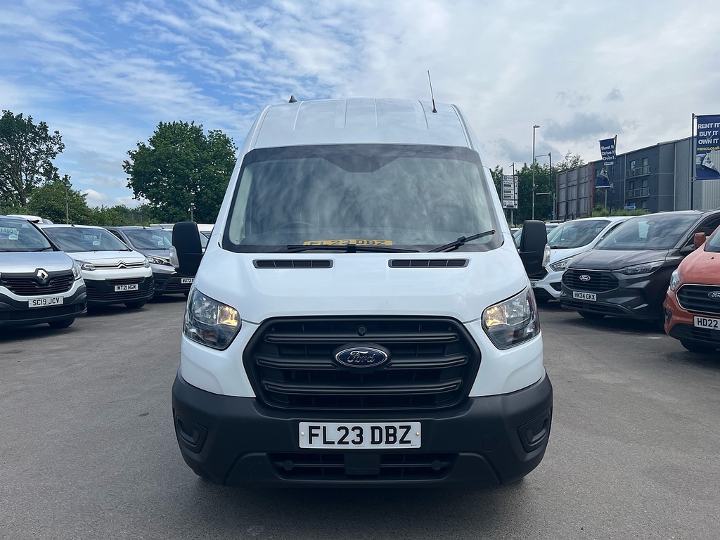 Ford Transit Custom 2.0 350 Ecoblue Leader Panel Van FL23DBZ White #2