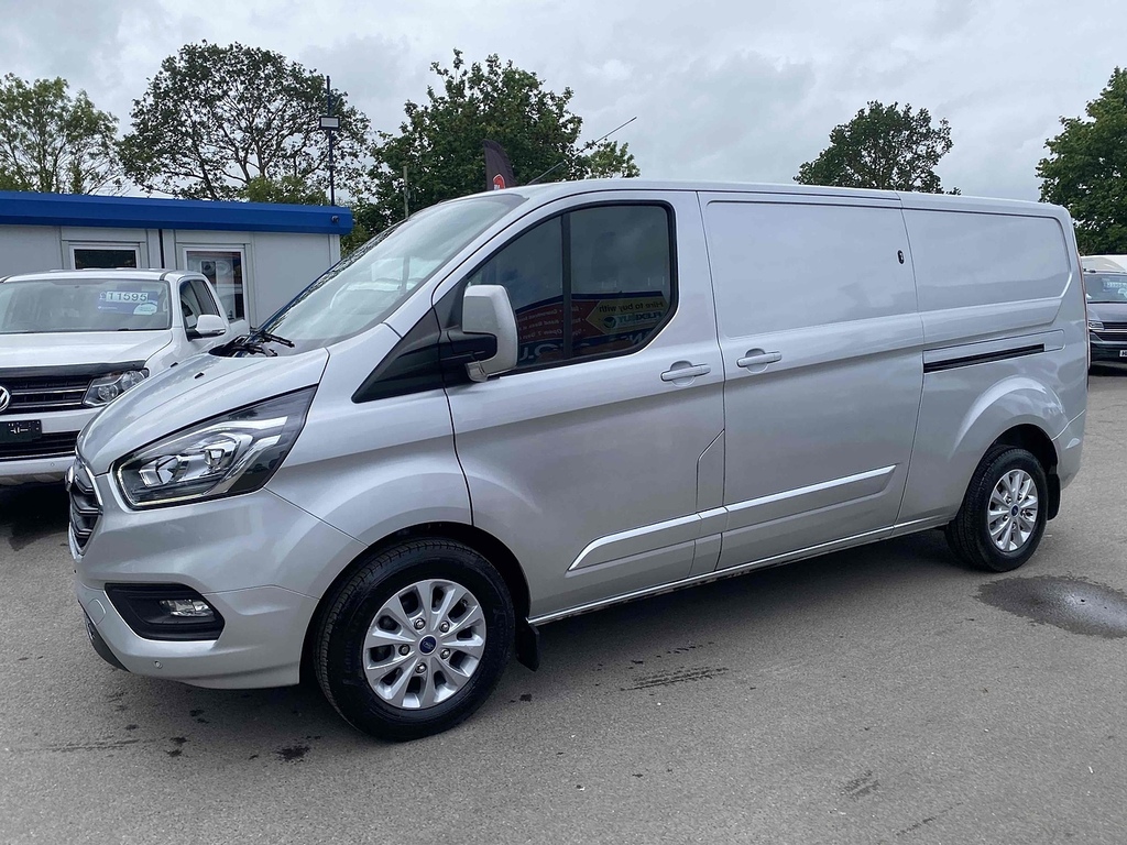 Ford Transit Custom 2.0 300 Ecoblue Limited Panel Van Manua HK23RYO Silver #5