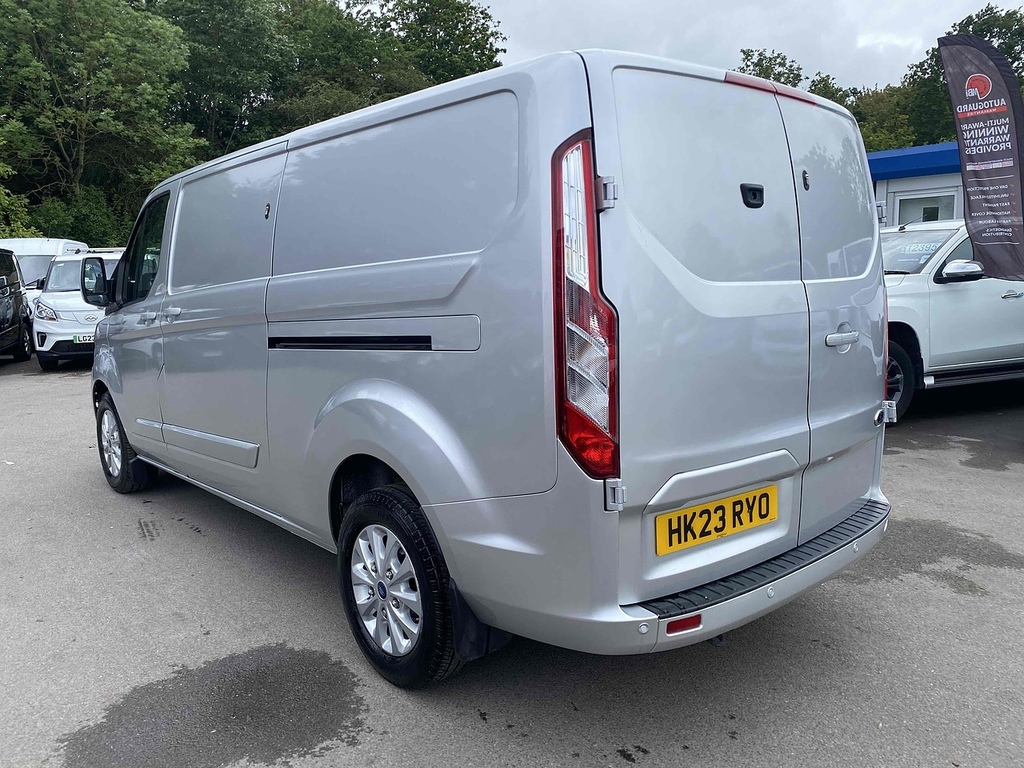 Ford Transit Custom 2.0 300 Ecoblue Limited Panel Van Manua HK23RYO Silver #6