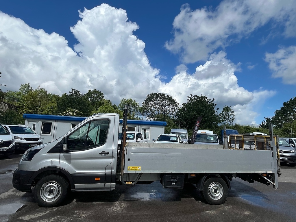 Ford Transit Custom 2.0 350 Ecoblue Hd Leader Chassis Cab M WN22AFO Silver #5