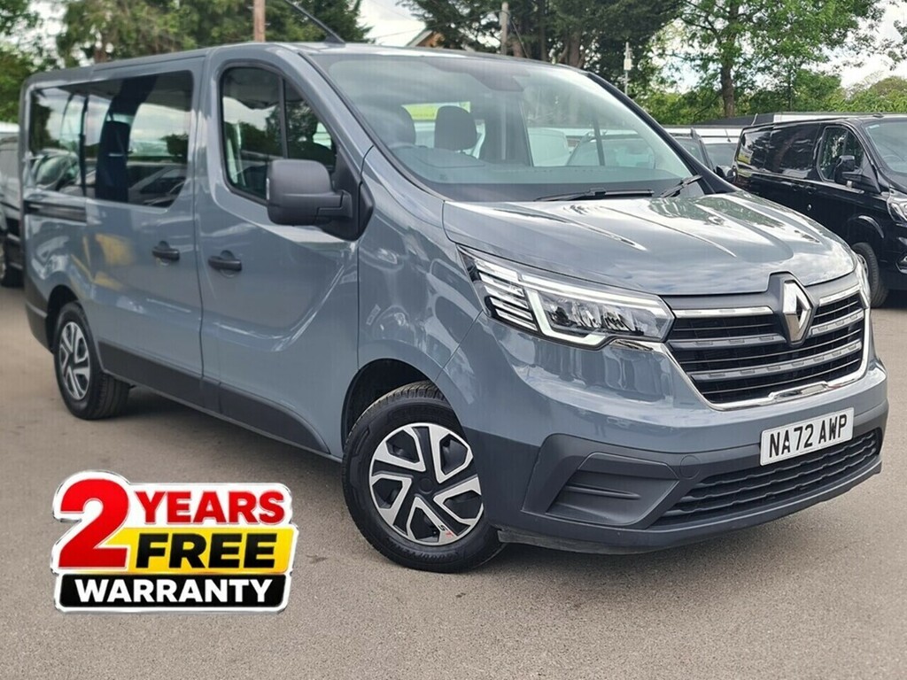 Renault Trafic 2.0 Dci Sl28 Business Minibus Double Cab Diese Grey