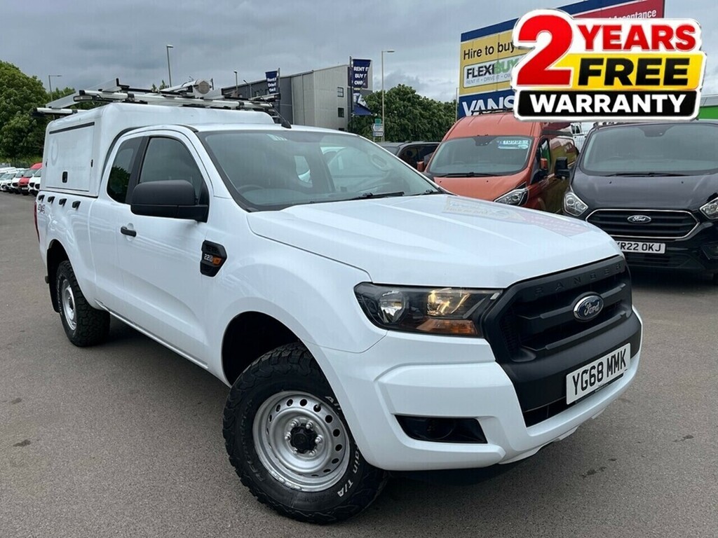 Ford Ranger 2.2 Tdci XL Pickup Double Cab 4W White