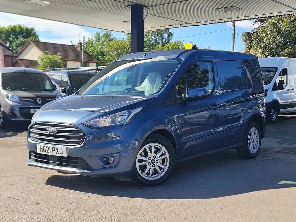 Ford Transit Connect 1.5 200 Ecoblue Limited Panel Van Manua HG21PXJ Blue #4