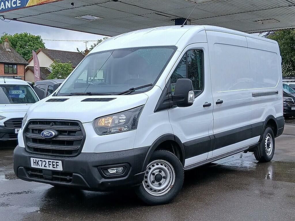 Ford Transit Custom 2.0 350 Ecoblue Leader Panel Van HK72FEF White #3