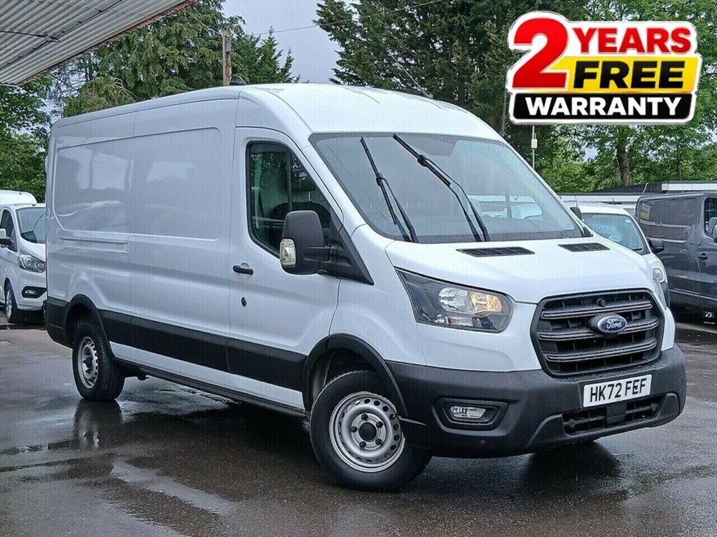 Ford Transit Custom 2.0 350 Ecoblue Leader Panel Van White