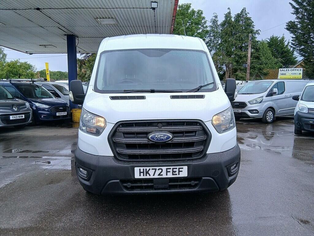Ford Transit Custom 2.0 350 Ecoblue Leader Panel Van HK72FEF White #2