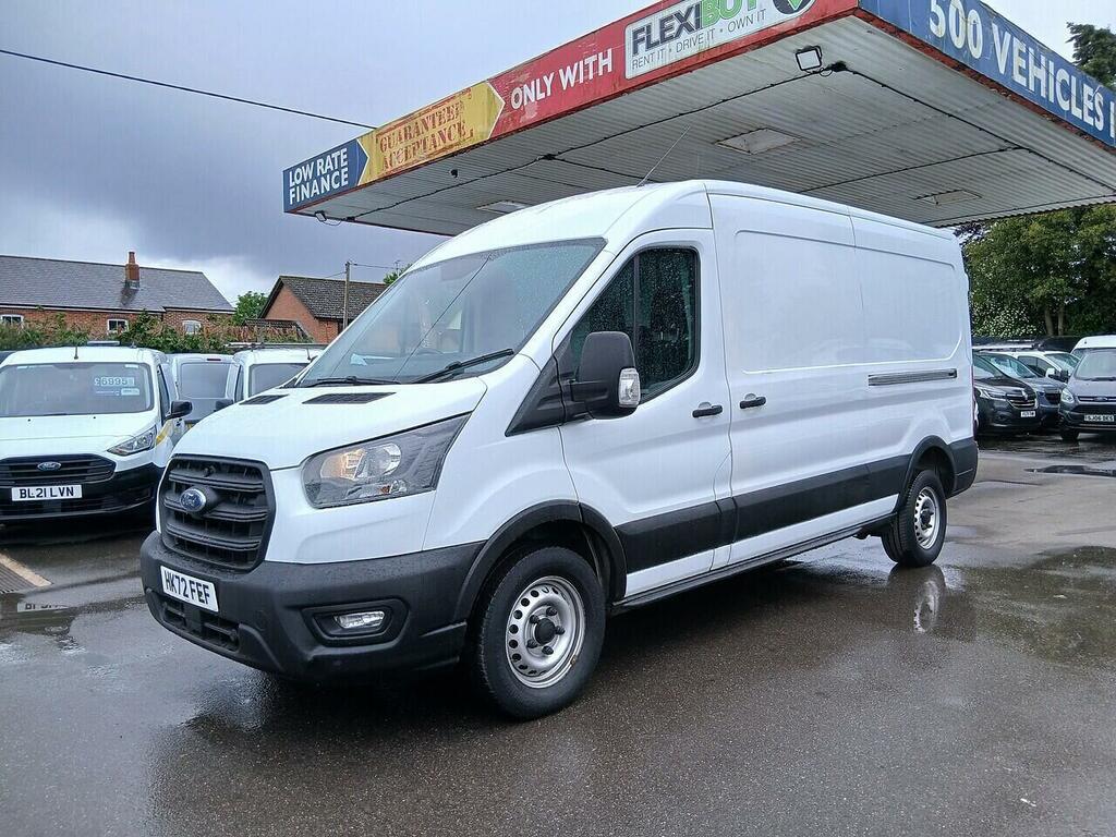 Ford Transit Custom 2.0 350 Ecoblue Leader Panel Van HK72FEF White #4
