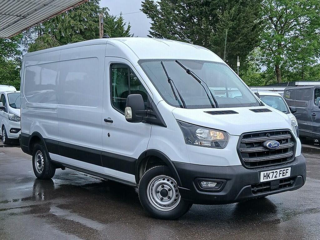 Ford Transit Custom 2.0 350 Ecoblue Leader Panel Van HK72FEF White