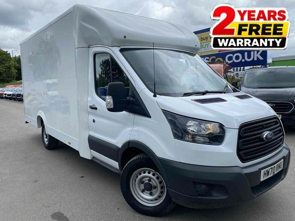 Ford Transit Custom 2.0 350 Ecoblue Chassis Double Cab Manu White
