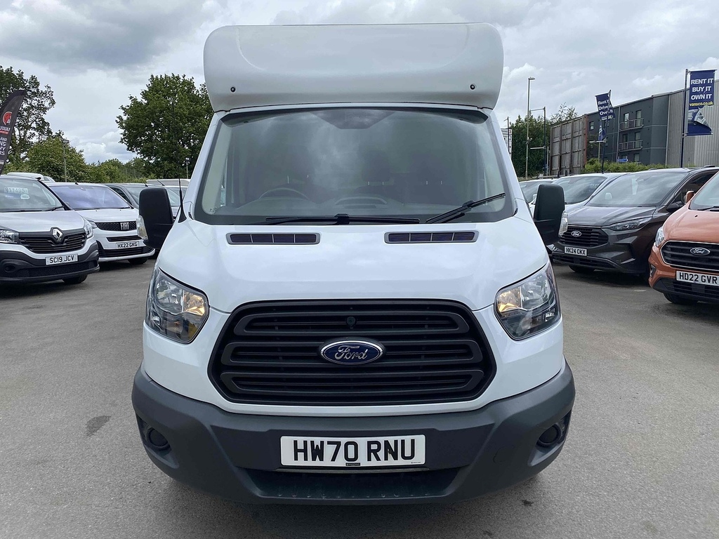 Ford Transit Custom 2.0 350 Ecoblue Chassis Double Cab Manu HW70RNU White #2