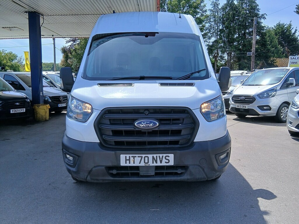 Ford Transit Custom 350 Ecoblue Leader Panel Van 2.0 HT70NVS White #2