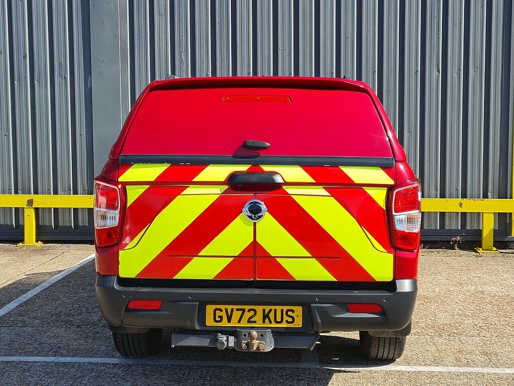 SsangYong Musso D Saracen Pickup 2.2 GV72KUS Red #5