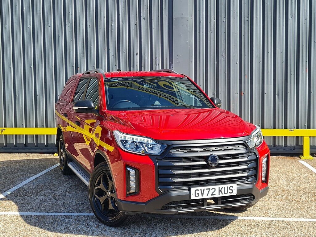 SsangYong Musso D Saracen Pickup 2.2 GV72KUS Red #4