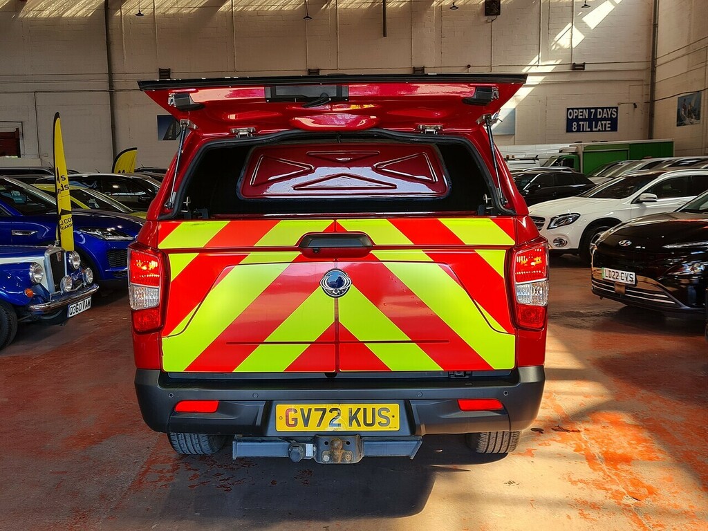 SsangYong Musso D Saracen Pickup 2.2 GV72KUS Red #6