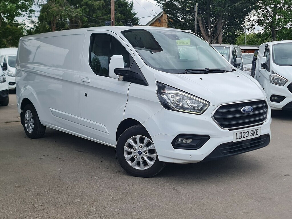 Ford Transit Custom 2.0 300 Ecoblue Limited Panel Van Manua LD23SKE White #4