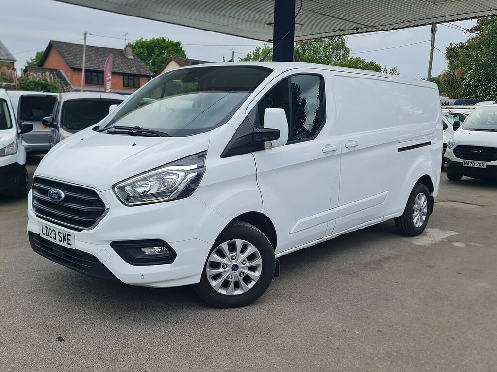 Ford Transit Custom 2.0 300 Ecoblue Limited Panel Van Manua LD23SKE White #3