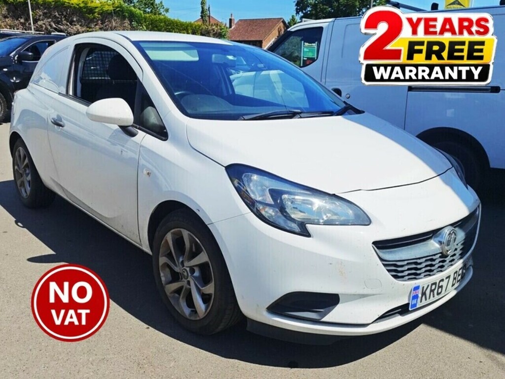 Vauxhall Corsa 1.3 Cdti Ecoflex Car Derived Van White