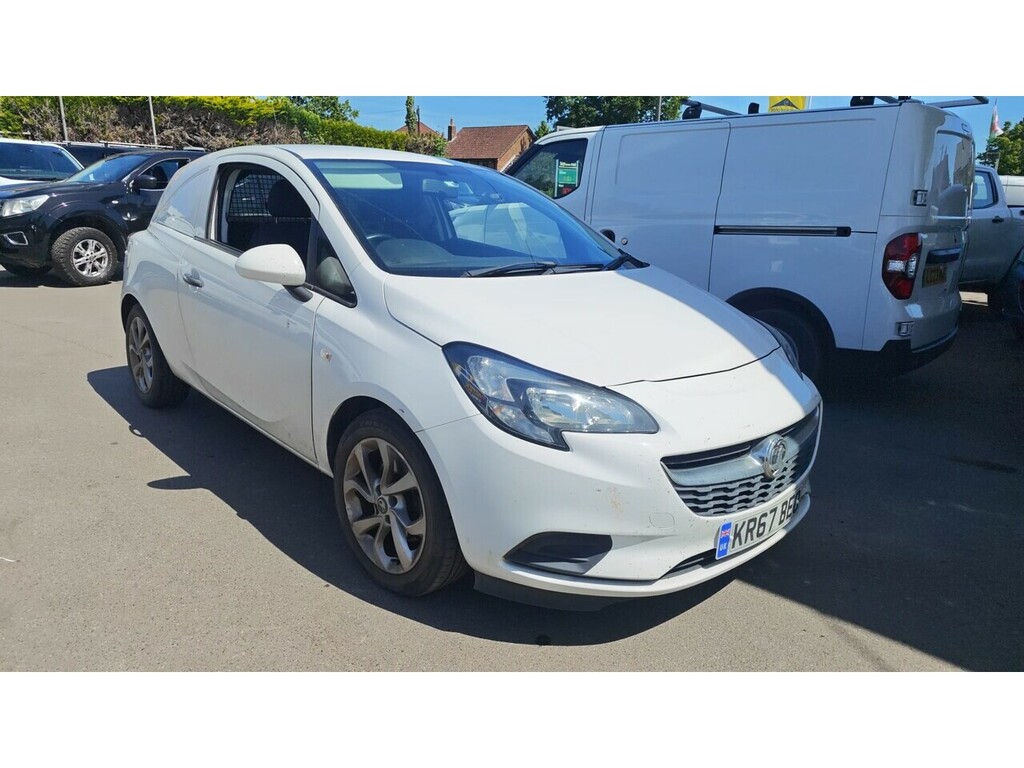 Vauxhall Corsa 1.3 Cdti Ecoflex Car Derived Van KR67BEO White #2