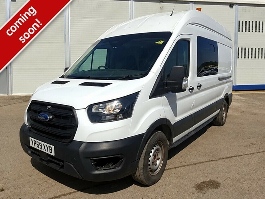 Ford Transit Custom 2.0 350 Ecoblue Leader Panel Van White