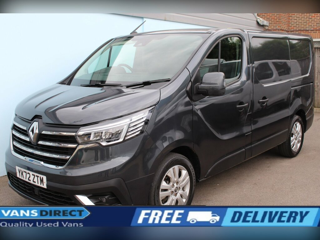 Renault Trafic 2.0 Dci Blue Sl28 Sport Panel Van Manua Grey