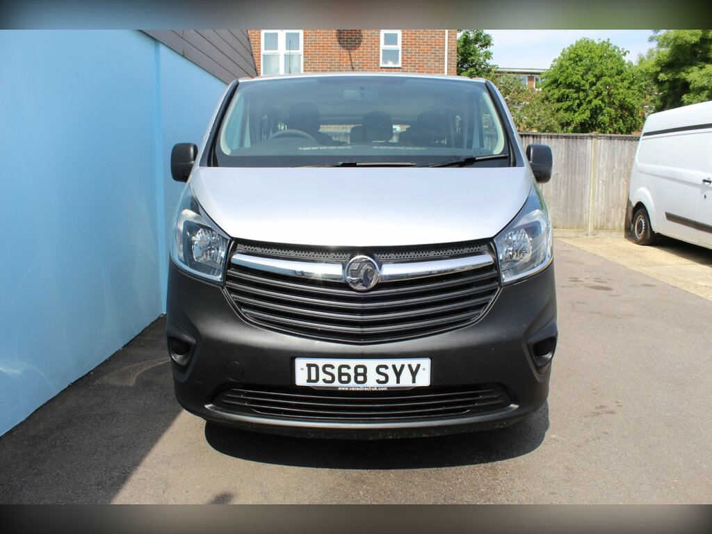 Vauxhall Vivaro 1.6 Cdti 2900 Combi Van Double Cab Manu DS68SYY Silver #3