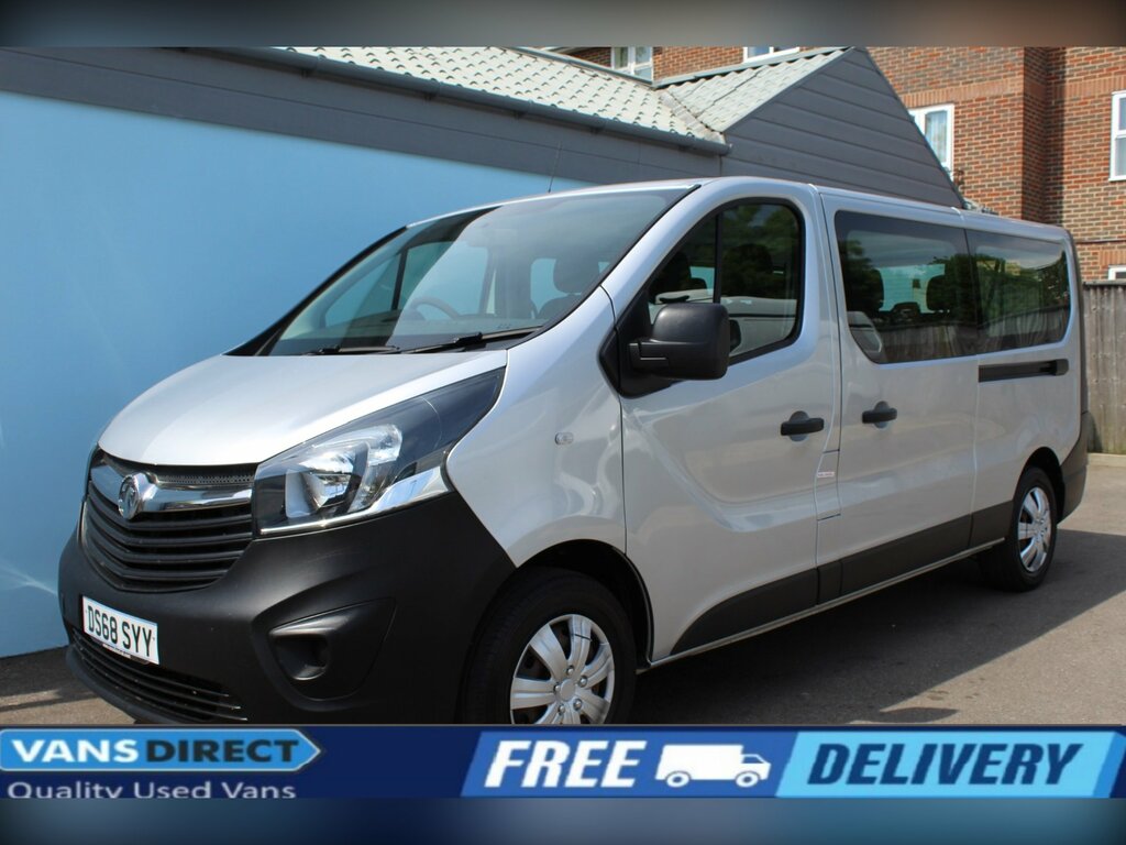 Vauxhall Vivaro 1.6 Cdti 2900 Combi Van Double Cab Manu Silver